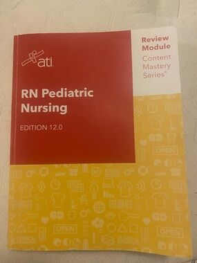 ATI RN Pediatric Nursing Review Module - Red & Yellow